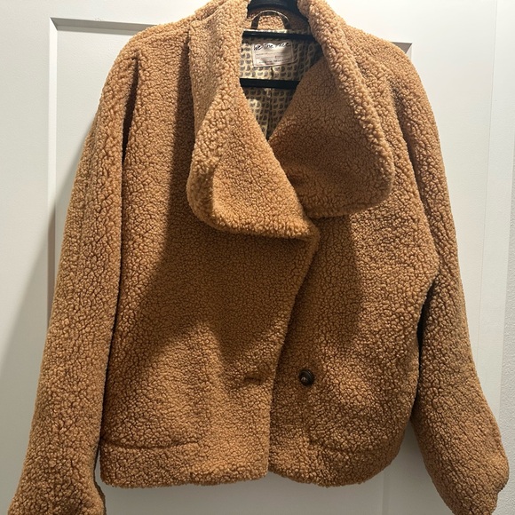 We The Free - Free People Camel Teddy Jacket - Picture 3 of 8
